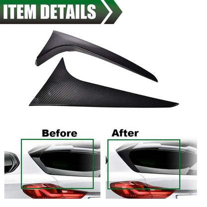 Solid Spare Fit For 12-18 BMW 3 Series F31 Touring Wagon Rear Trunk Side Wings Spoilers