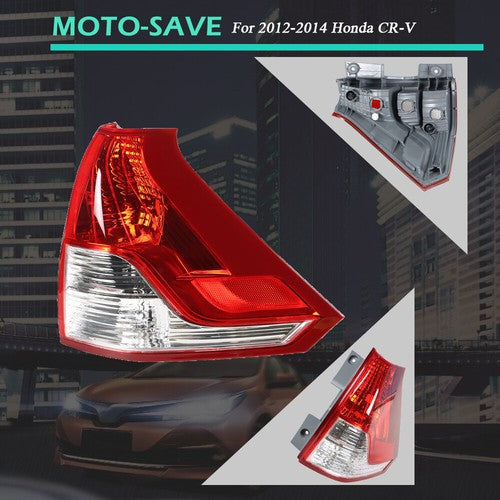 Solid Spare Fit For 2012-2014 Honda CR-V Red Right Passenger Side Taillight Brake Lamps New