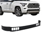 Solid Spare Compatible For Toyota Sequoia 2023-2024 Black ABS Plastic Front Bumper Spoiler