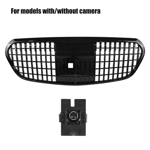 For 2021-2025 Mercedes-Benz W223 S450L S500 S580 S680 Maybach Front Grille W/ACC