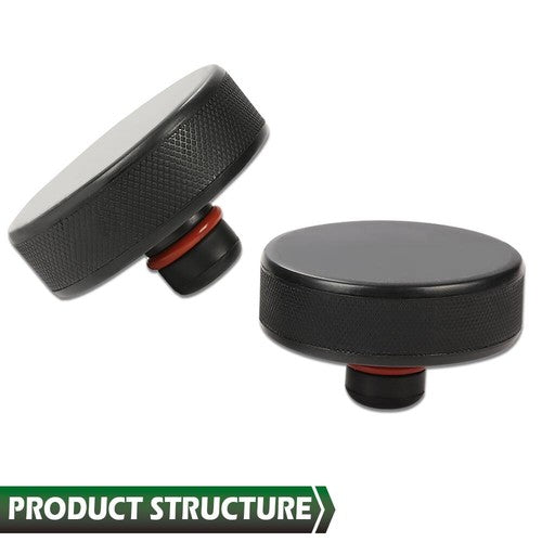 Solid Spare Fit For Tesla Model 3/Y/S/X 4pcs Rubber Jack Lift Pad Adapter Tool Black