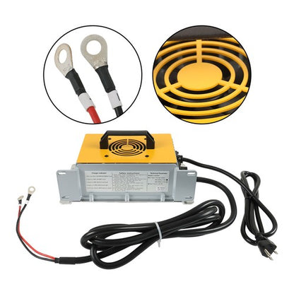 Solid Spare 58.4V 30A Lithium Battery Charger Golf Cart Waterproof For EZGO Yamaha Club Car