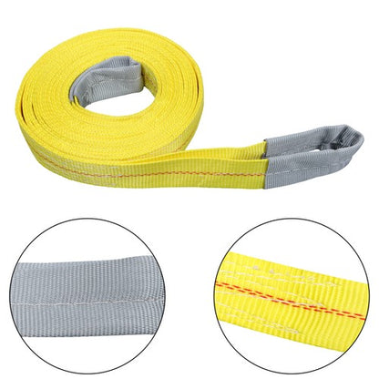 Solid Spare 2 Pack 20 Ft x 2 Inch Lift Sling Straps 9400 lbs Fracture Strength