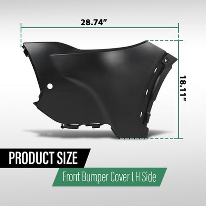 Solid Spare Front Left Bumper Cover Fit For 2022-2025 Toyota Corolla Cross XLE 521130A909