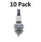 Solid Spare SPARK PLUG FITS HUSQVARNA CHAINSAW Replace HQT 10 Spark Plugs