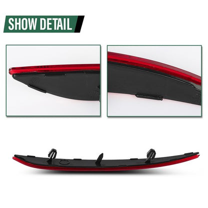 Solid Spare Rear Bumper Reflector Left Side Fit For Tesla Model 3 2017-2023 1077406-00-F