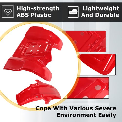 Solid Spare Front and Rear Fenders Complete Plastic Set ABS For 1985 Honda ATC250R