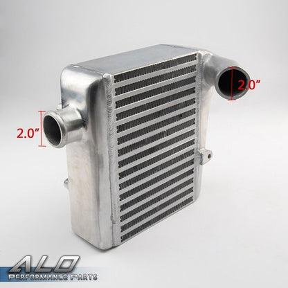 Solid Spare Fit For 90-96 NISSAN 300Zx Twin Turbo Dual Side Mount Aluminum Intercoolers