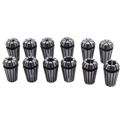 Solid Spare New 12Pcs ER16 Spring Collet Set 1/32"-3/8" For CNC Milling Lathe Tool Engraving