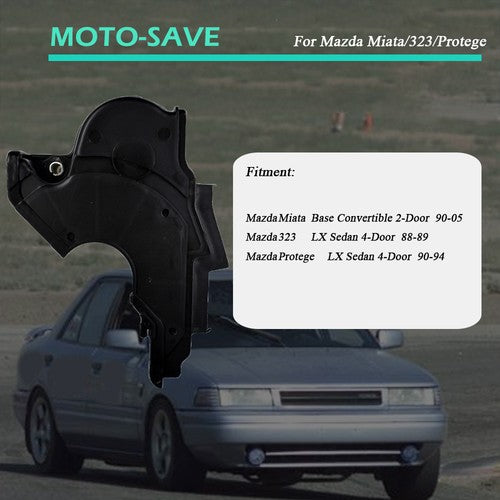 Solid Spare Engine Timing Cover Fit For Mazda Miata Protege 1988-2005 1.8L B66010521B