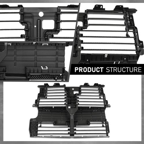 Solid Spare New Radiator Shutter Assembly W/O Motor FT4Z8475A Fit For 2015-2018 Ford Edge