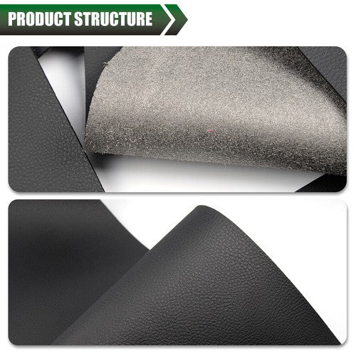 Solid Spare Fit For 05-09 Ford Mustang Door Panel Insert Card Cover Kit Leather 2Pcs