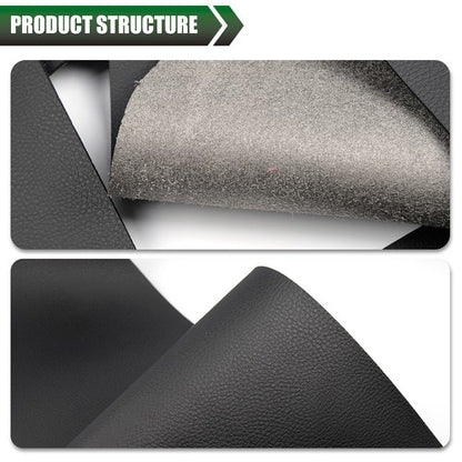 Solid Spare Fit For 05-09 Ford Mustang Door Panel Insert Card Cover Kit Leather 2Pcs
