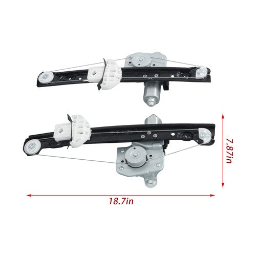 Solid Spare 741-584 741-585 Electric Window Actuator Assembly RL&RR For FORD Focus 2000-07