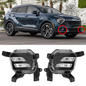 For 23-24 Kia Sportage Front Bumper LED Fog Light DRL Driving Light Left+Right