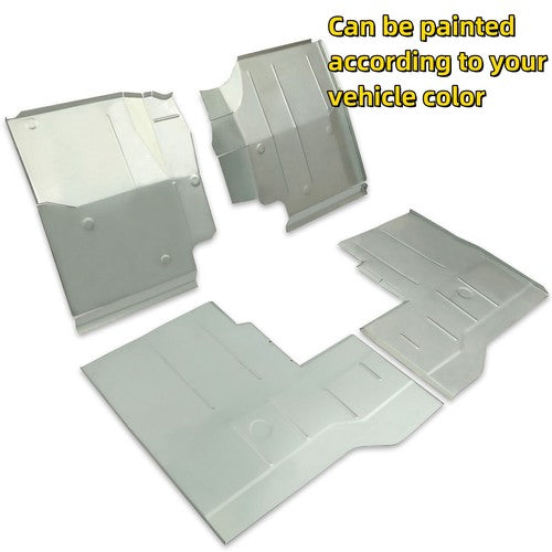 Solid Spare Front & Rear Floor Pans 4PC Kit For Jeep CJ7 CJ8 Scrambler & YJ Wrangler 76-96