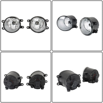 Solid Spare Fit For Toyota Camry 2007-2009 Front Fog Lights Lamps+Bezel+Switch Kit Clear New