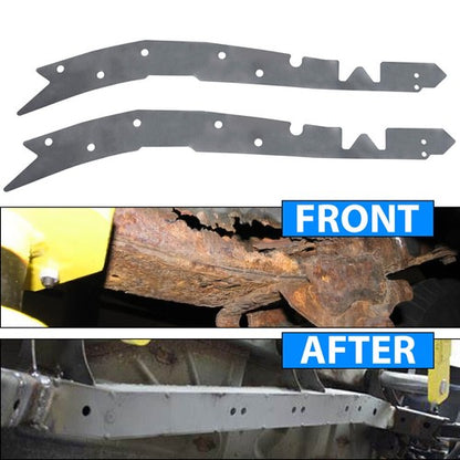 Solid Spare Frame Rust Repair Set & Repair Plate Steel For Toyota Tacoma Regular Cab 1996-04