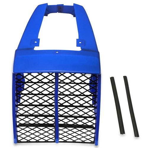 Solid Spare NEW For Yamaha Banshee 350 plastic gas tank side covers + grill 1987-2006 BLUE
