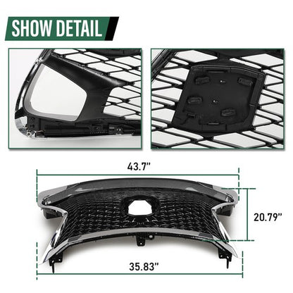 Solid Spare Front Bumper Full Kit Fit For 13-15 Lexus GS GS350 GS450 Conversion to 16+ GS F
