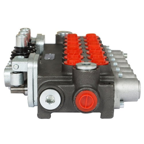 Solid Spare Hydraulic Backhoe Directional Control Valve w/ 2 Joysticks, 6 Spool, 11 GPM