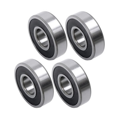 Solid Spare 4Pcs 63/22-2RS Bearings 22×56×16mm Double Rubber Seals Deep Groove Ball Bearing