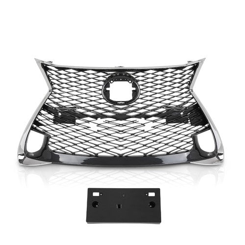 Solid Spare Front Bumper Grille Grill Fit For 16-17 Lexus GS200t 16-18 GS450h 16-20 GS350