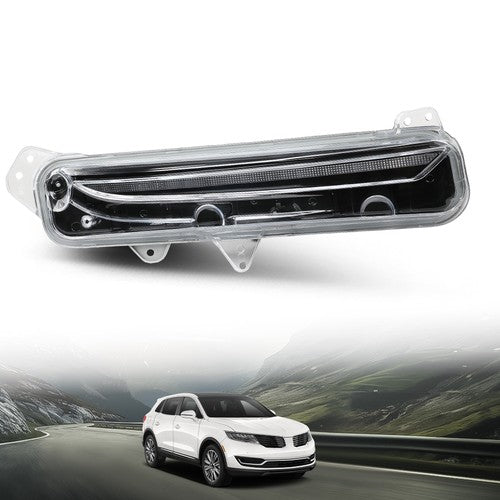 Solid Spare Front Bumper LED Fog Light Driving Lamp Fit For 2016-2017 Lincoln MKX Right Side