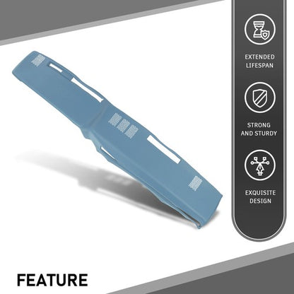 Solid Spare TPE Dash Pad Cover Light Blue Fit For 81-91 Chevy GMC C/K/R/V Truck/SUV Pickup