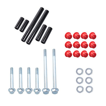Solid Spare For Club Car Precedent Golf Cart 2004-Up Red Front Bushing Kit with Screws USA