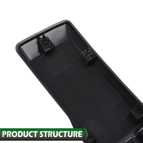 Solid Spare Fit For 2015-2017 Ford F-150 Front Bumper Cover Lower Grille Trim Panel Black
