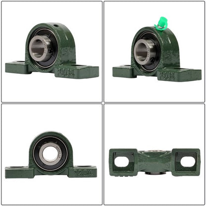 Solid Spare 6× UCP204-12 Pillow Block Mounted Ball Bearing 3/4" Bore Cast Iron Base