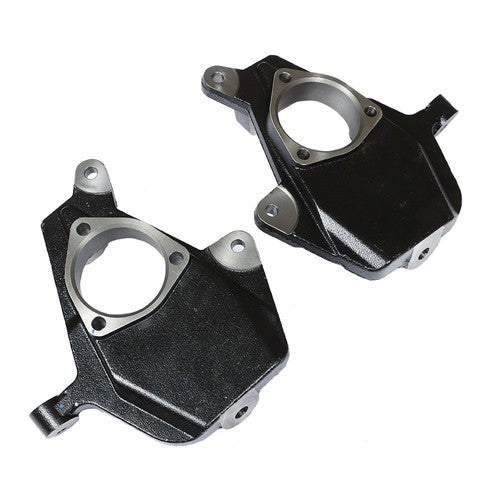 Solid Spare Black 2" Drop Lowering Spindles For Chevy GMC Silverado Sierra 1500 1999-2006