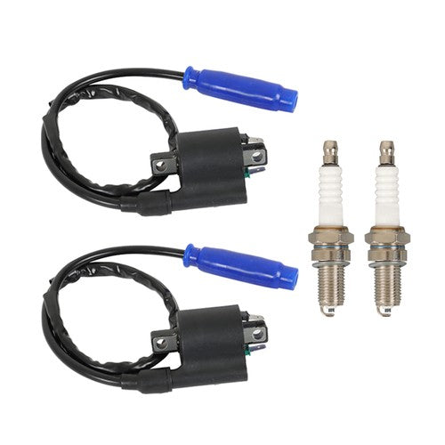 Solid Spare 2x Ignition Coil Spark Plug CAP For Kawasaki Brute Force 750 KVF750 4x4i New