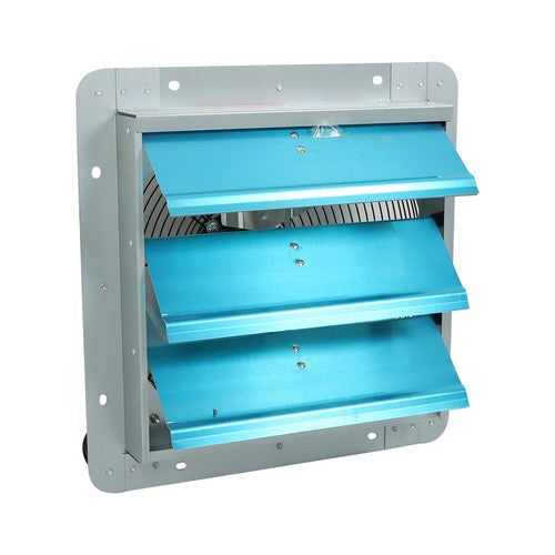 Solid Spare 14 Inch Shutter Exhaust Fan Aluminum High Speed Wall Mounted Greenhouse Garage
