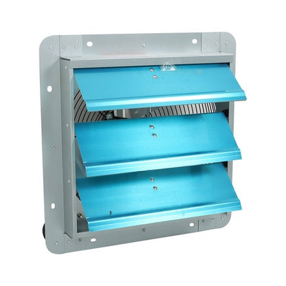 Solid Spare 14 Inch Shutter Exhaust Fan Aluminum High Speed Wall Mounted Greenhouse Garage