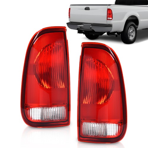 Solid Spare Fit For 97-03 Ford F150/99-07 F250 F350 Super Duty Tail Lights Brake Lamps LH RH