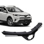 Solid Spare Fit For 2016-2018 Toyota RAV4 Front Bumper Upper Hood Grille w/ Chrome Trim