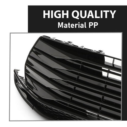 Solid Spare Fit For 2021-2025 Toyota Sienna W/O Sensor Hole Front Bumper Lower Grille Grill