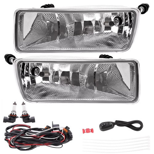 Solid Spare For Ford Explorer 2006-10 & Sport Trac 2007-2010 Fog Lights w/Bulbs+Wiring LH&RH