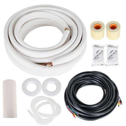 Solid Spare Install Kit For Mini Split Heat Pump Systems 1/4" - 3/8" Dia. 50 Feet New