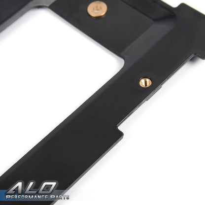 Solid Spare Rear License Plate Mount Frame Holder Bumper Bracket For BMW + 6 SCREWS