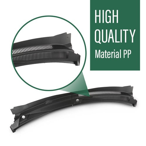 Solid Spare Fit For 2006-2010 Jeep Grand Cherokee Windshield Window Wiper Cowl Cover Panel