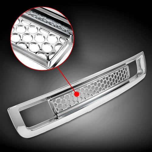 Solid Spare FOR 07-13 GMC SIERRA 1500 DENALI PICKUP BOTTOM LOWER BUMPER MESH GRILLE CHROME