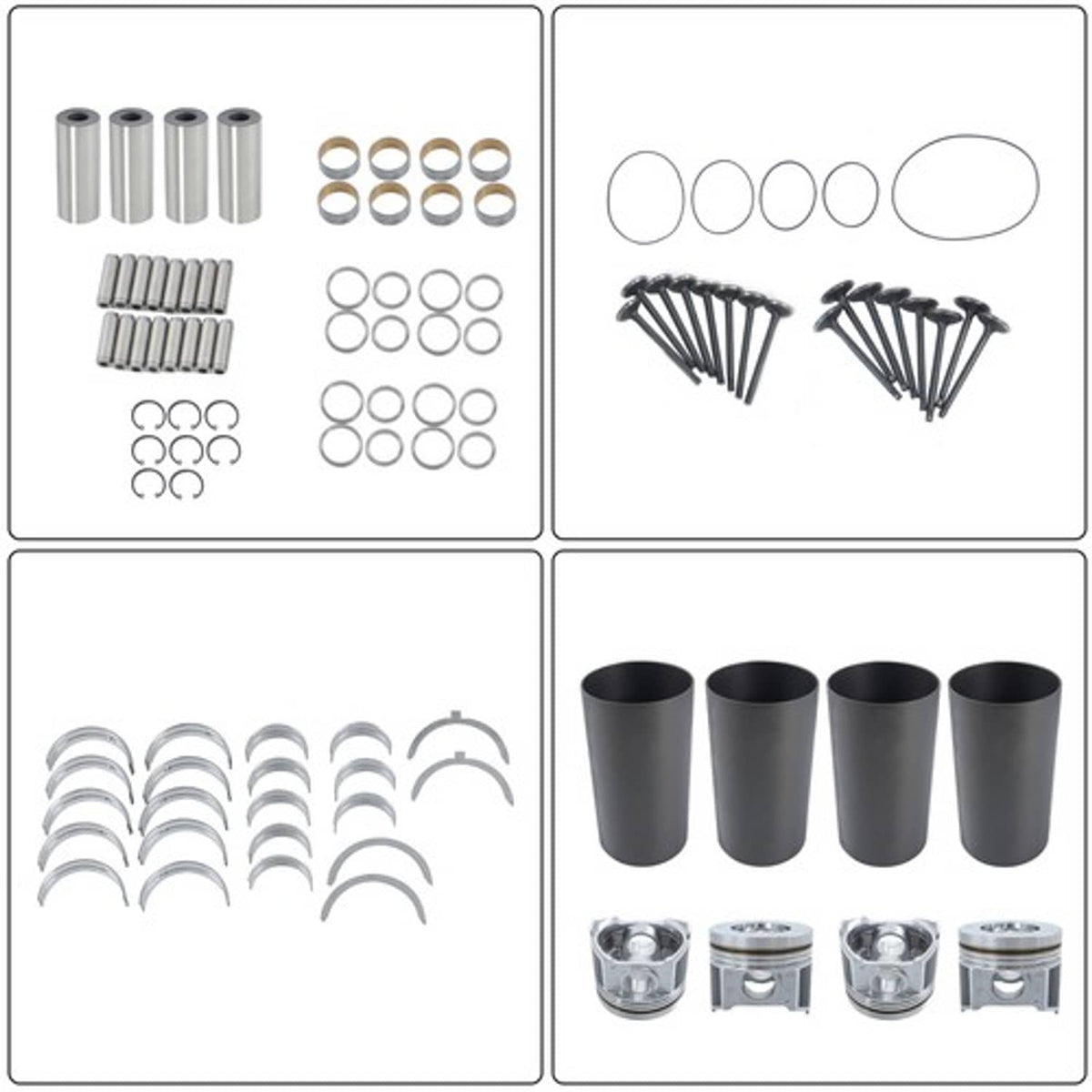 Solid Spare V3800 Overhaul Rebuild Kit For Kubota V3800DI-T V3800T Engine M105S