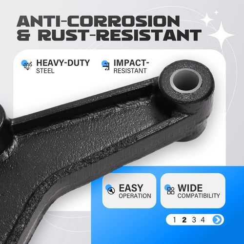 Solid Spare Tandem Trailer Axle Suspension Shackle Kit Heavy Duty For Double Eye Spring