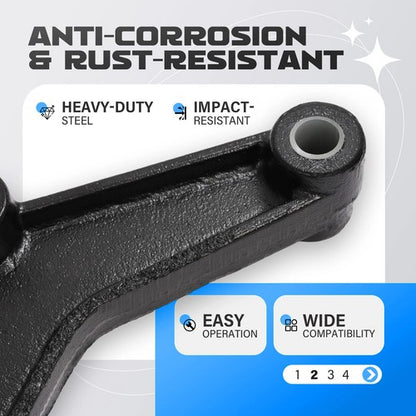 Solid Spare Tandem Trailer Axle Suspension Shackle Kit Heavy Duty For Double Eye Spring