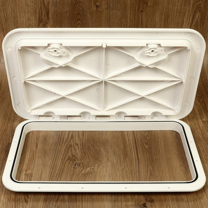 Solid Spare 2Pk Deck Marine Access Hatch & Lid 24" x 14" Boat Hatch Handle Marine Caravan RV