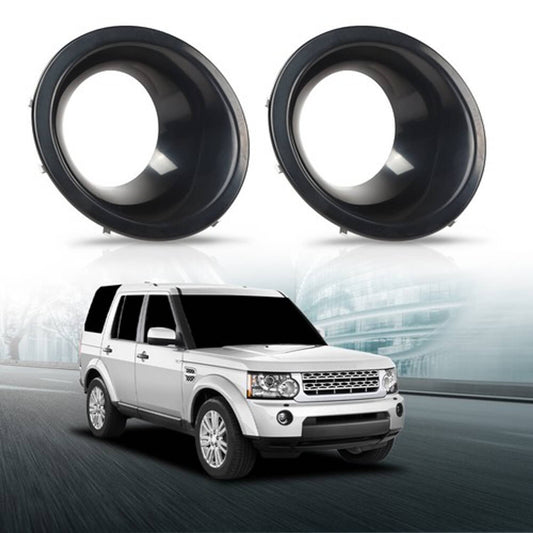 Solid Spare Front Bumper Fog Light Bezel Fit For 2010 2011 2012 2013 2014 Land Rover LR4