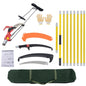 Solid Spare 30ft Tree Pruner Scissor Saw Adjustable Extension Branch Trimming Gardening New